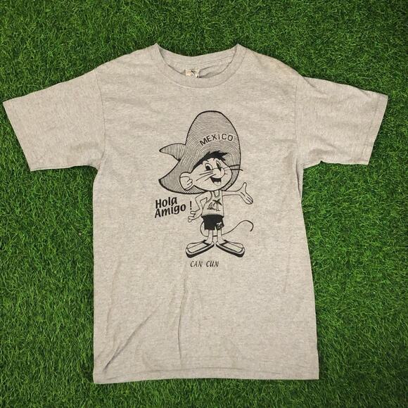 other Other - Men's Grey ‘Hola Amigo!’ Mexico Graphic Tee